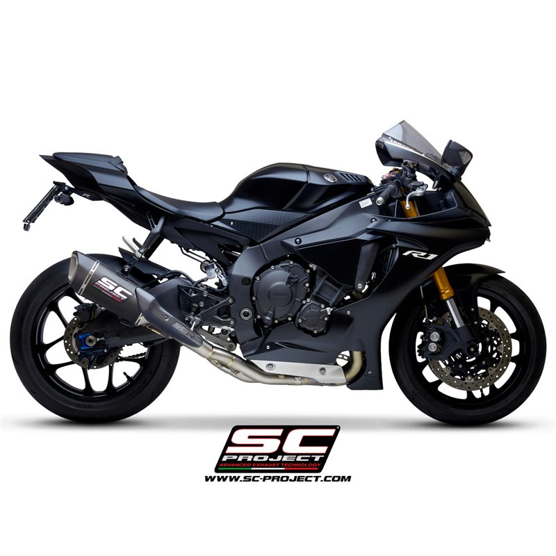 Exhaust SC1-R titanium 250mm (decat) Yamaha YZF-R1 (+R1M)