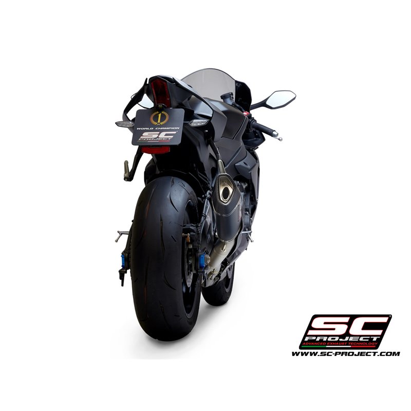 Exhaust SC1-R titanium 250mm (decat) Yamaha YZF-R1 (+R1M)