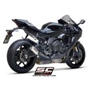 Uitlaat CR-T Mesh titanium Yamaha YZF-R1 (+R1M)