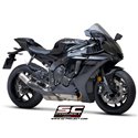 Uitlaat CR-T Mesh titanium Yamaha YZF-R1 (+R1M)