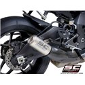 Uitlaat CR-T Mesh titanium Yamaha YZF-R1 (+R1M)