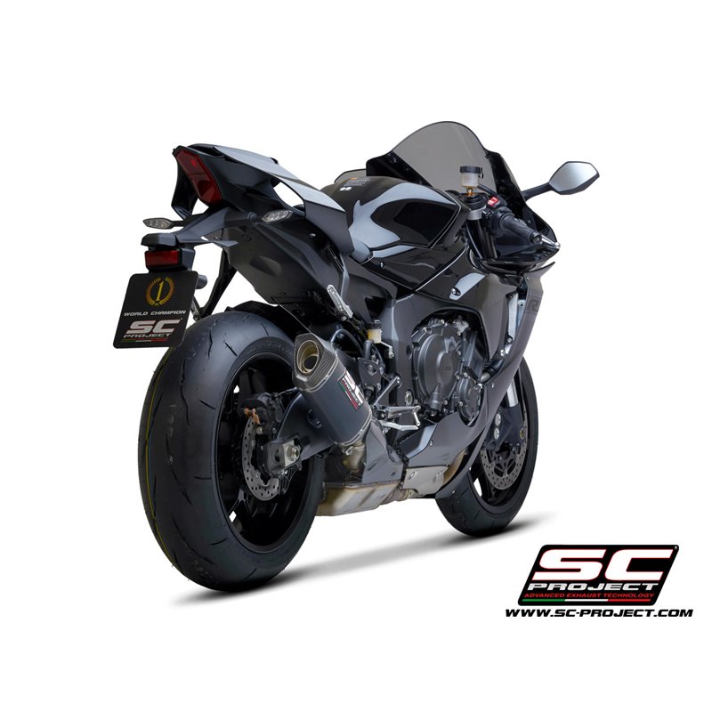 Uitlaat SC1-S carbon Yamaha YZF-R1 (+R1M)