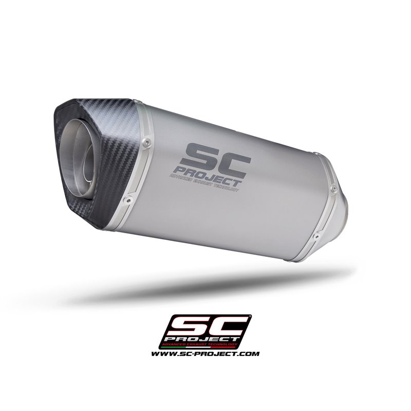 Exhaust SC1-S silver Yamaha MT-10