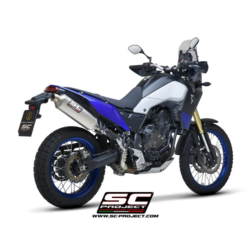 Uitlaat Rally Raid high titanium Yamaha Tenere