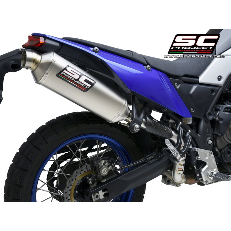 Uitlaat Rally Raid high titanium Yamaha Tenere