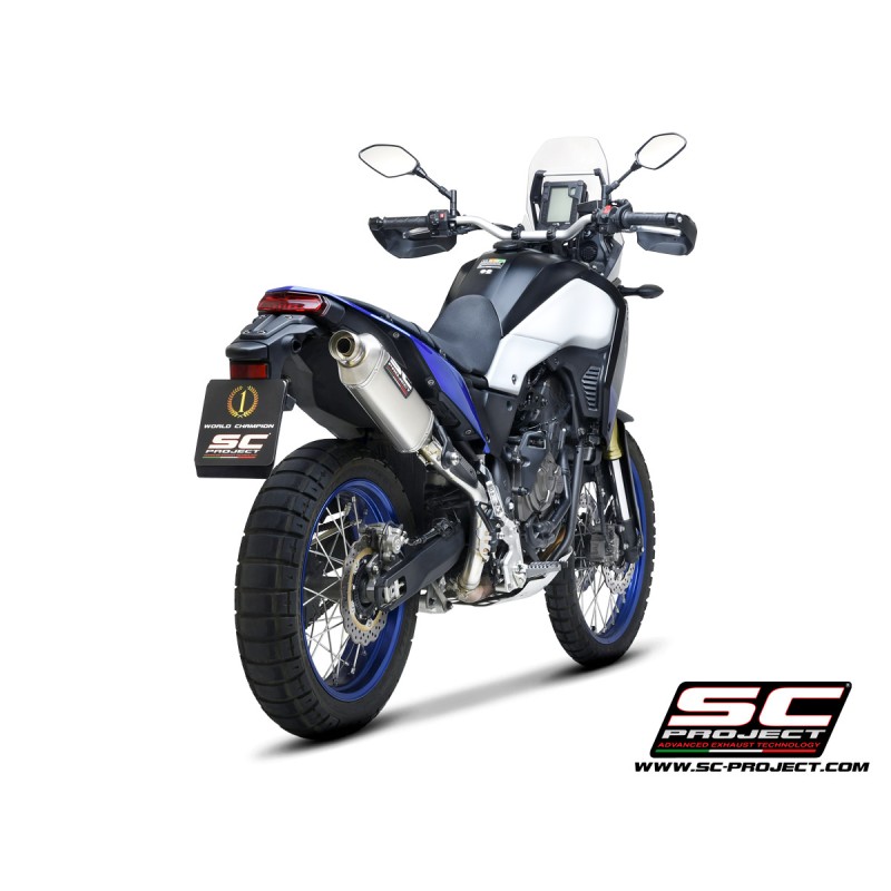 Exhaust Rally Raid high titanium Yamaha Tenere