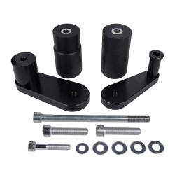 Crashpad kit STP zwart | Kawasaki NINJA 650R 07-08