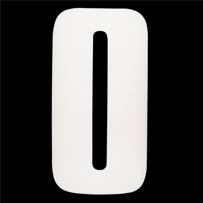 Race Numbers Deluxe white 6"