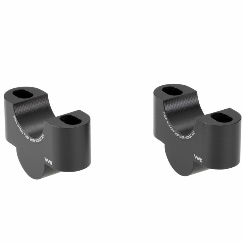 Voigt-MT Handlebar risers 25mm | Honda CMX 500 A Rebel (PC56) 17-> black anodized