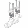 Voigt-MT Stuurverhogers 25mm | Honda CMX 500 A Rebel (PC56) 17- zwart