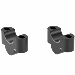 Voigt-MT Handlebar risers 25mm | Honda CMX 300 Rebel black anodized