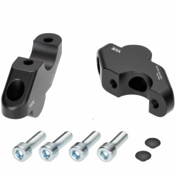 Voigt-MT Stuurverhogers 30mm (verspringing) 20mm | Aprilia Aprilia 900 Dorsoduro 2017-2020 zwart