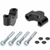 Voigt-MT Handlebar risers 25mm | Aprilia 900 Dorsoduro 2017-2020 black anodized