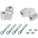 Voigt-MT Handlebar risers 25mm | Triumph Speed Triple 1050 S silver anodized