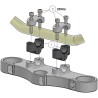 Voigt-MT Handlebar risers 25mm | Triumph Speed Twin 1200 silver anodized