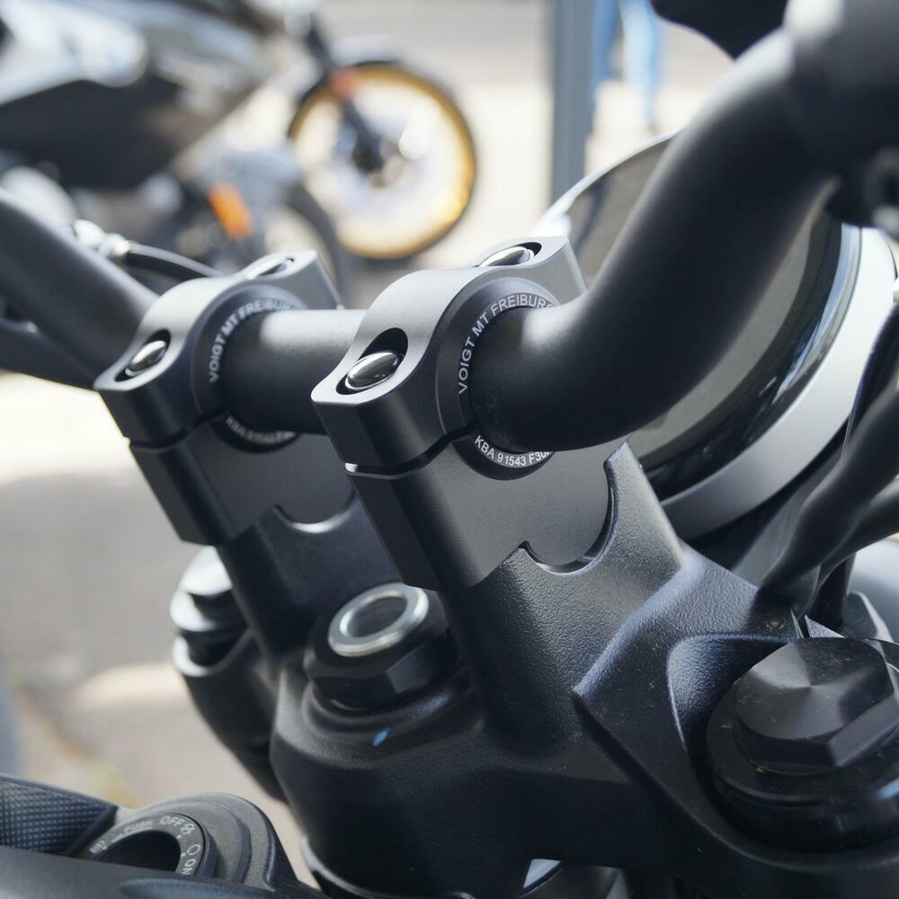 Voigt MT Risers Handlebar F30A 30mm black Triumph Trident 660