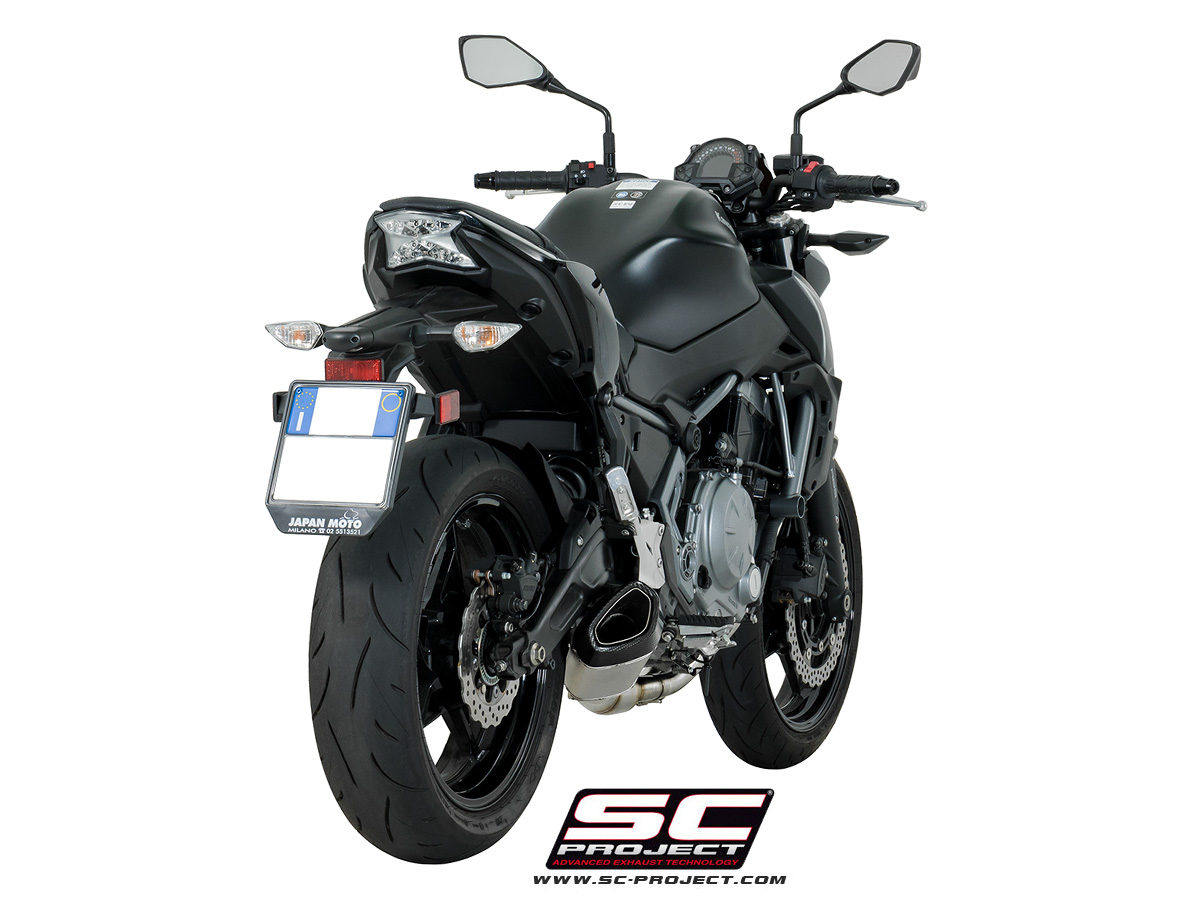 SC Project Full System 2 1 SC1 R GT titanium Kawasaki Z650 Ninja 650