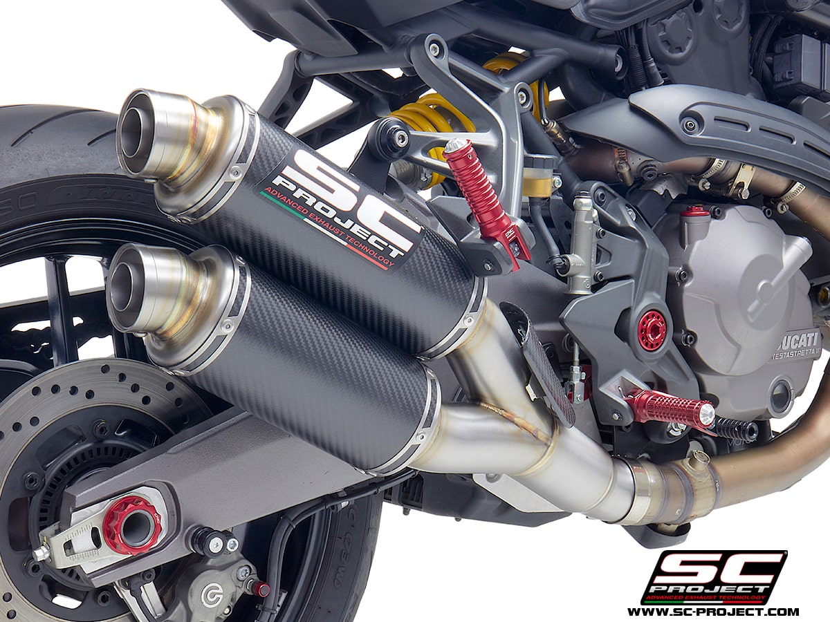 SC Project Exhaust GP carbon Ducati Monster 821 1200